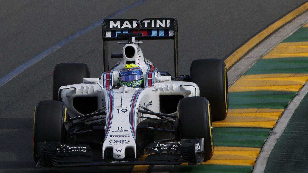 Felipe Massa při závodě v Melbourne