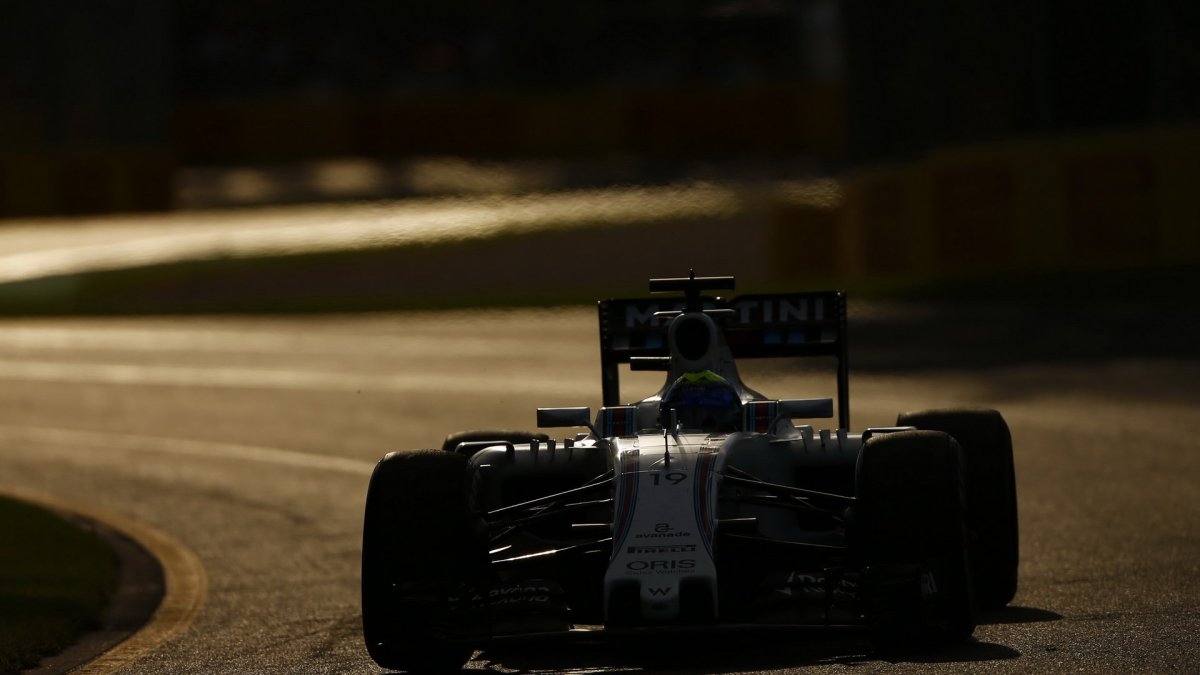 Felipe Massa při závodě v Melbourne