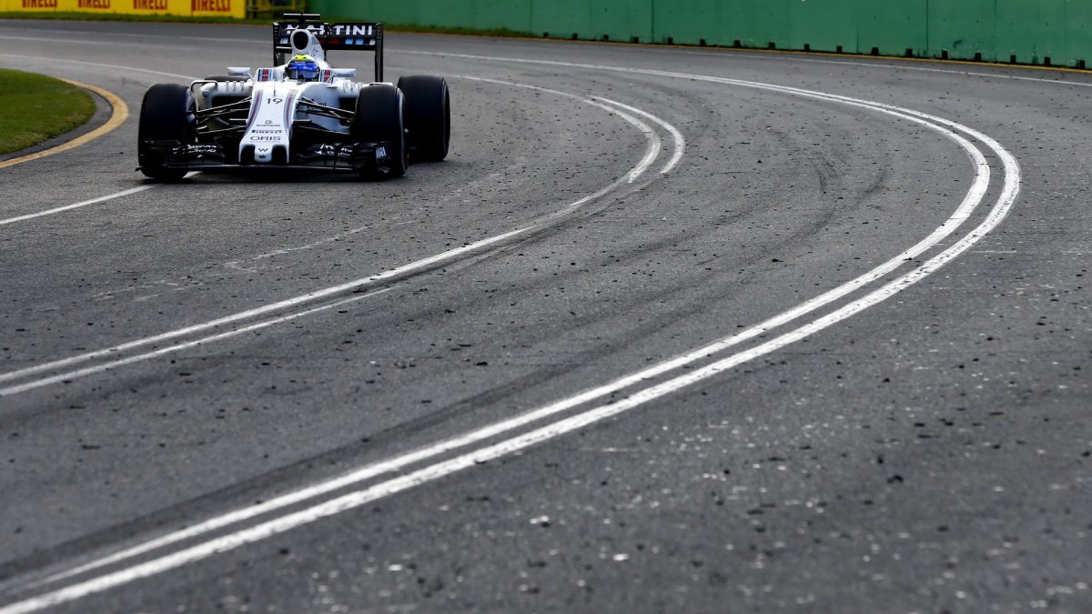 Felipe Massa při závodě v Melbourne