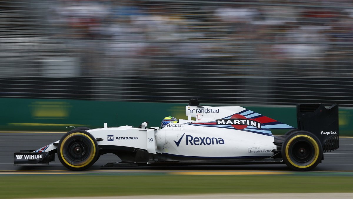 Felipe Massa při závodě v Melbourne