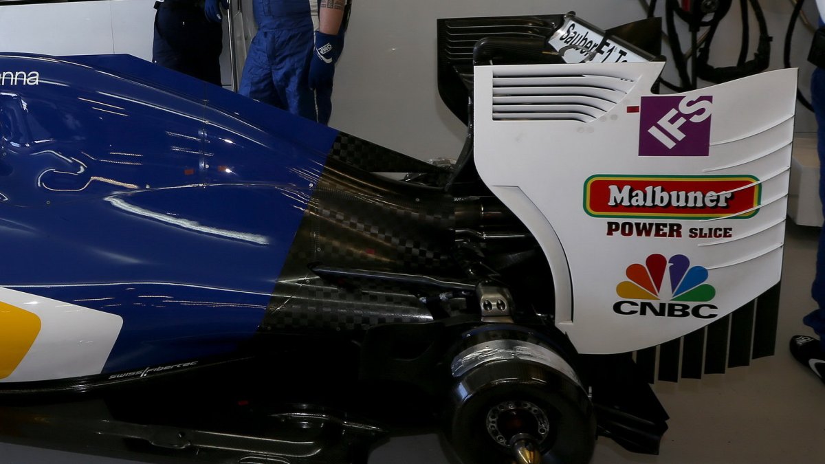 Zadní čášst vozu Sauber C35 - Ferrari v Melbourne