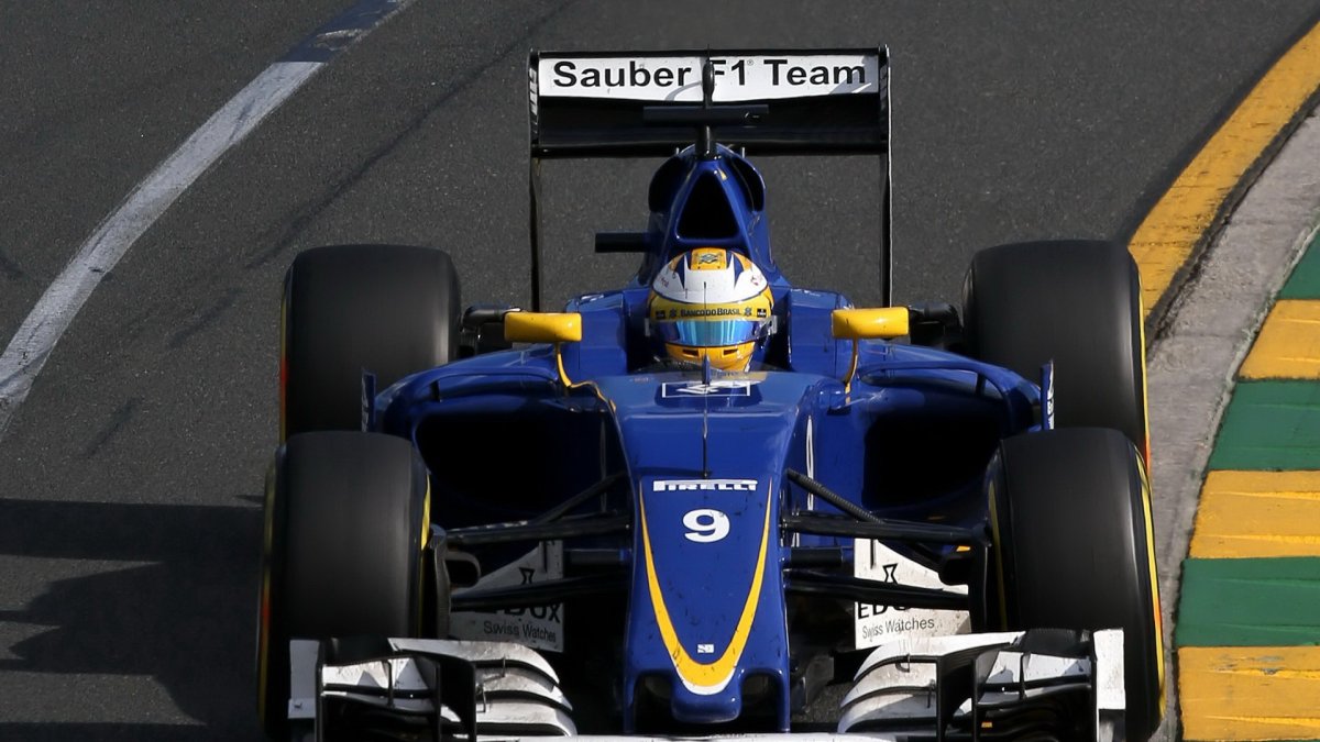 Marcus Ericsson při závodě v Melbourne