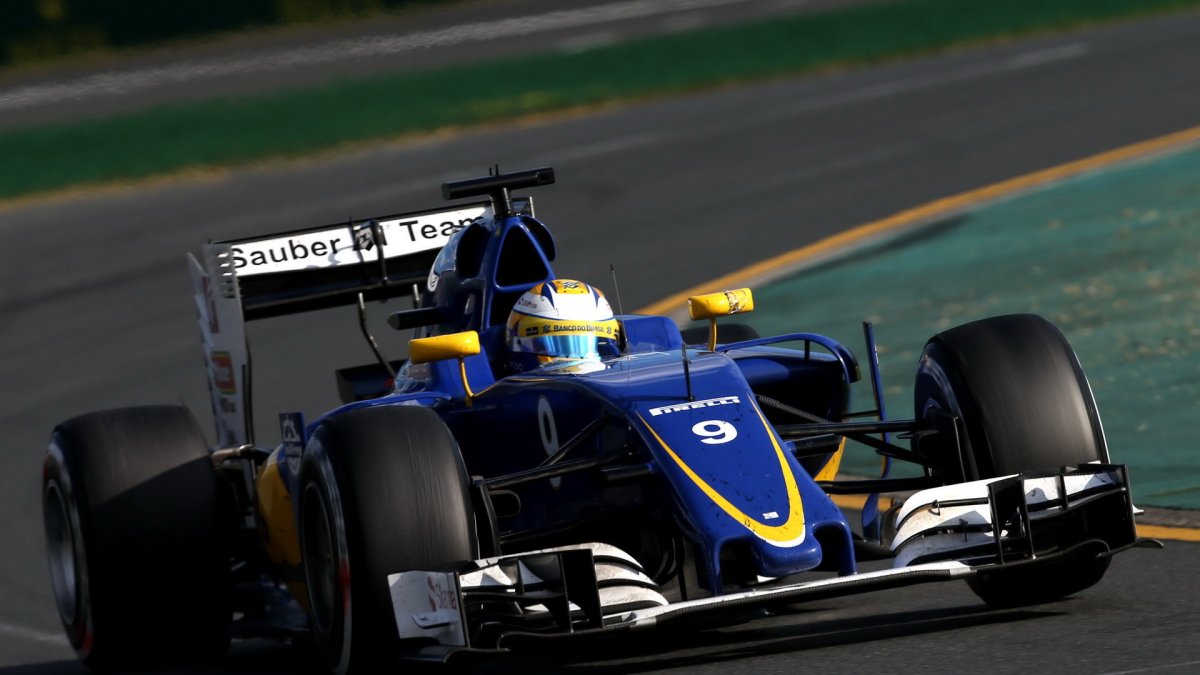Marcus Ericsson při závodě v Melbourne