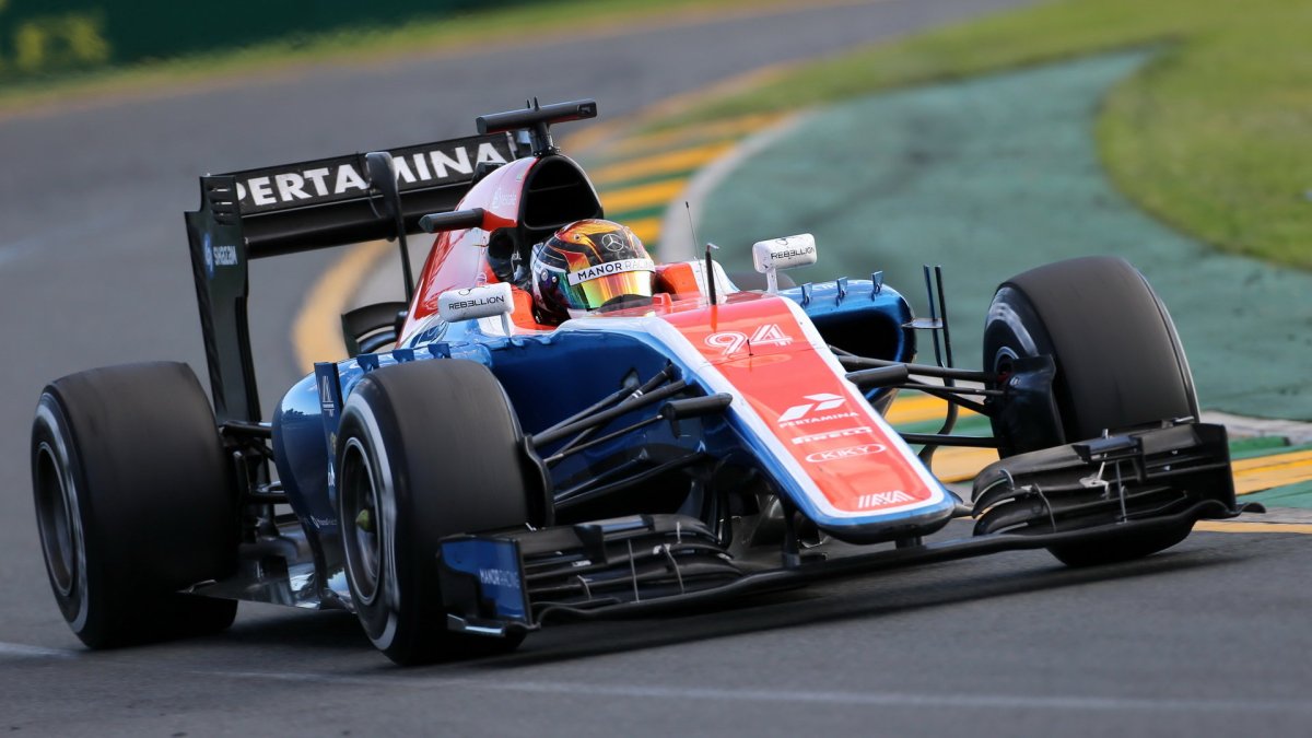 Pascal Wehrlein při závodě v Melbourne