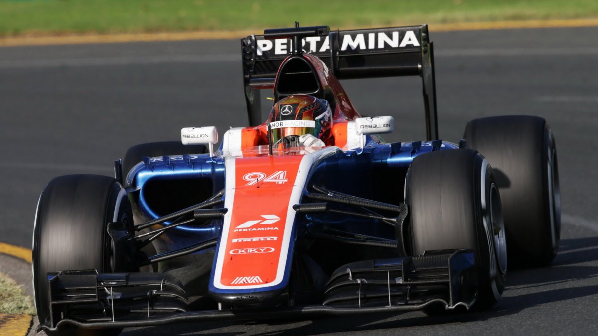 Pascal Wehrlein při závodě v Melbourne