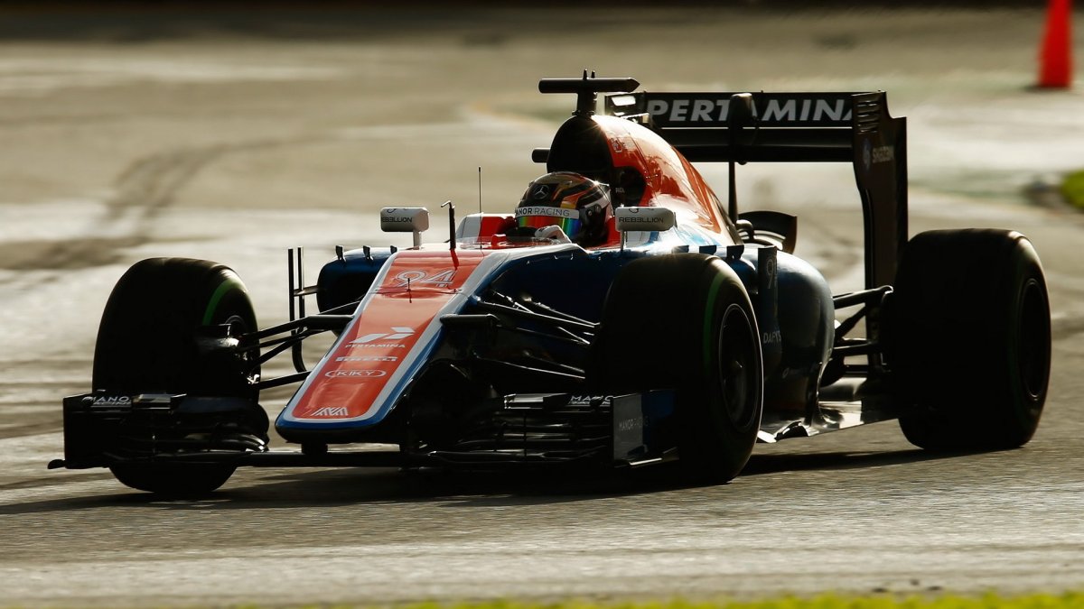 Pascal Wehrlein při pátečním tréninku v Melbourne