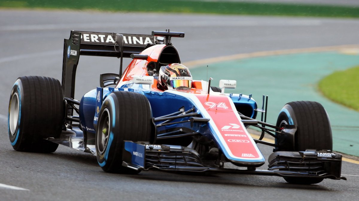 Pascal Wehrlein při pátečním tréninku v Melbourne