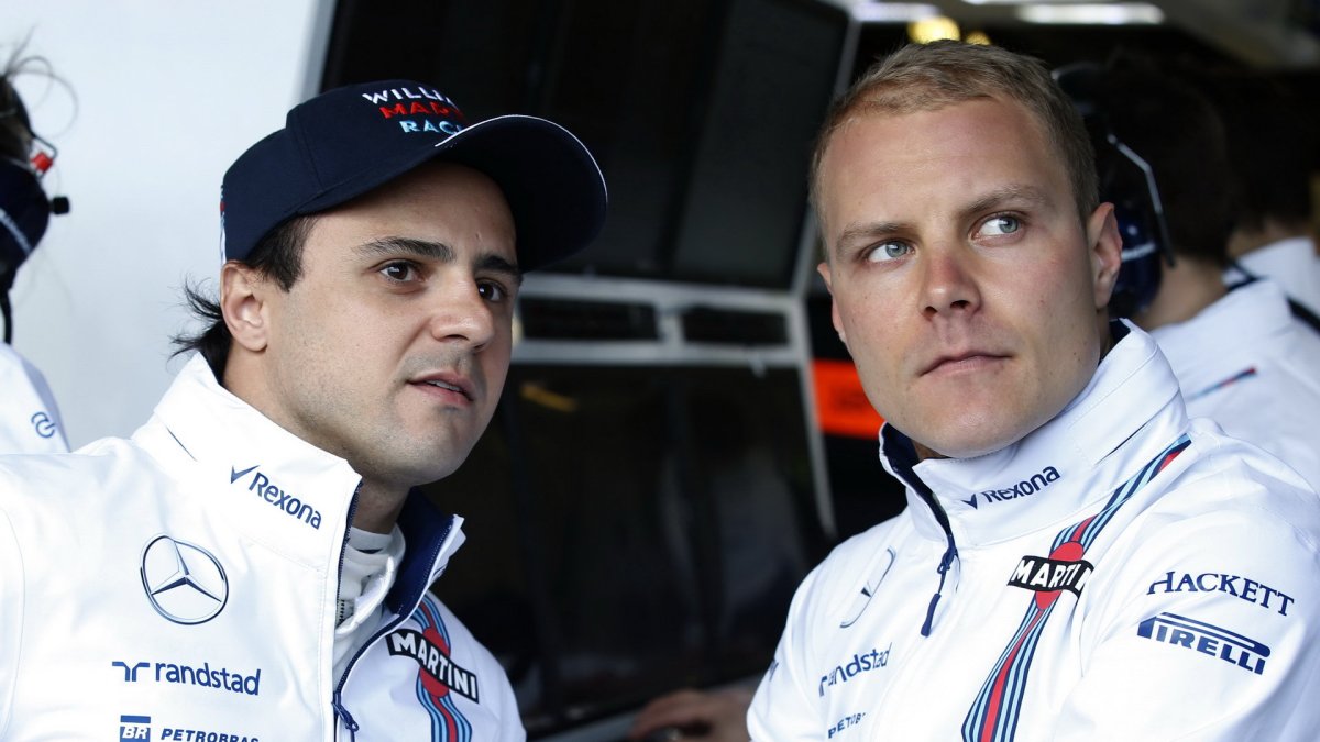Felipe Massa a Valtteri Bottas u v Melbourne