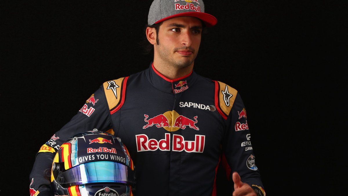 Focení pilotů týmu Toro Rosso, Carlos Sainz v Melbourne