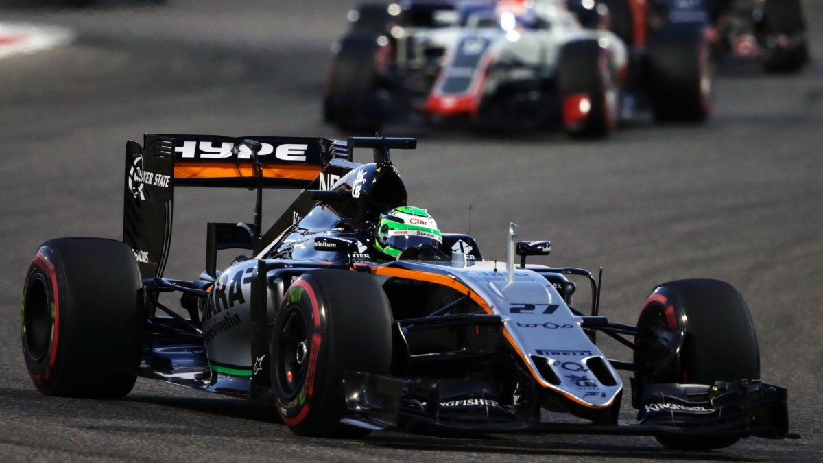 Nico Hülkenberg v závodě v Bahrajnu