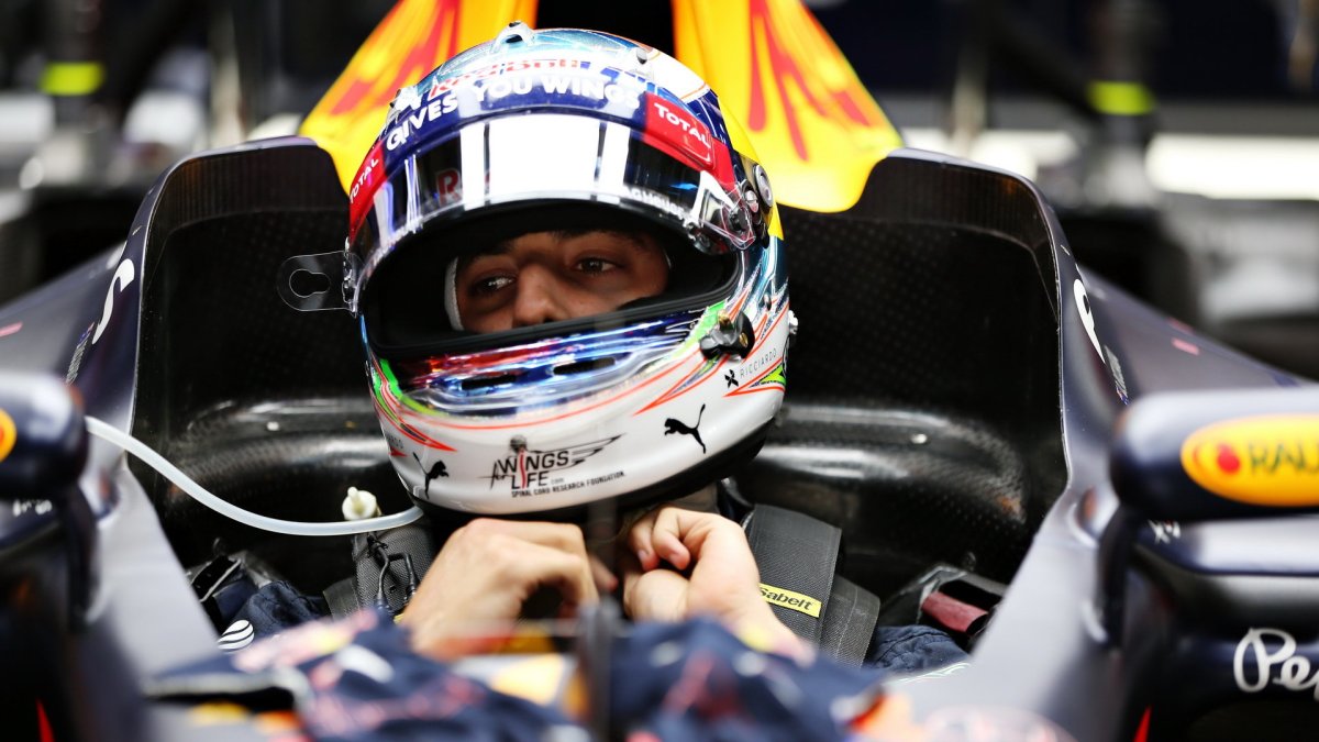 Daniel Ricciardo v kvalifikaci v Číně