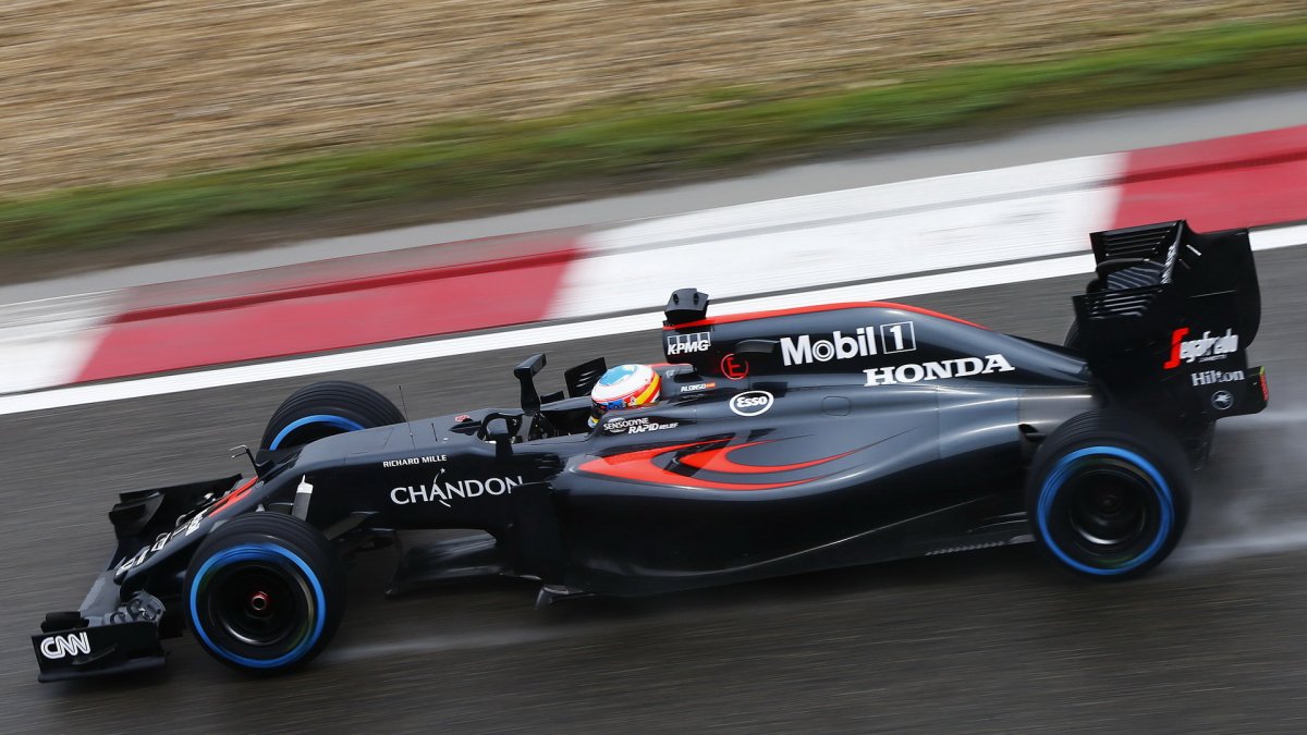 Fernando Alonso v kvalifikaci v Číně
