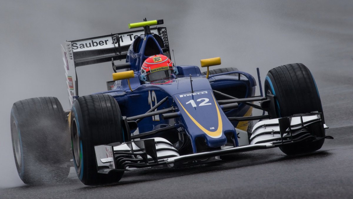 Felipe Nasr v kvalifikaci v Číně