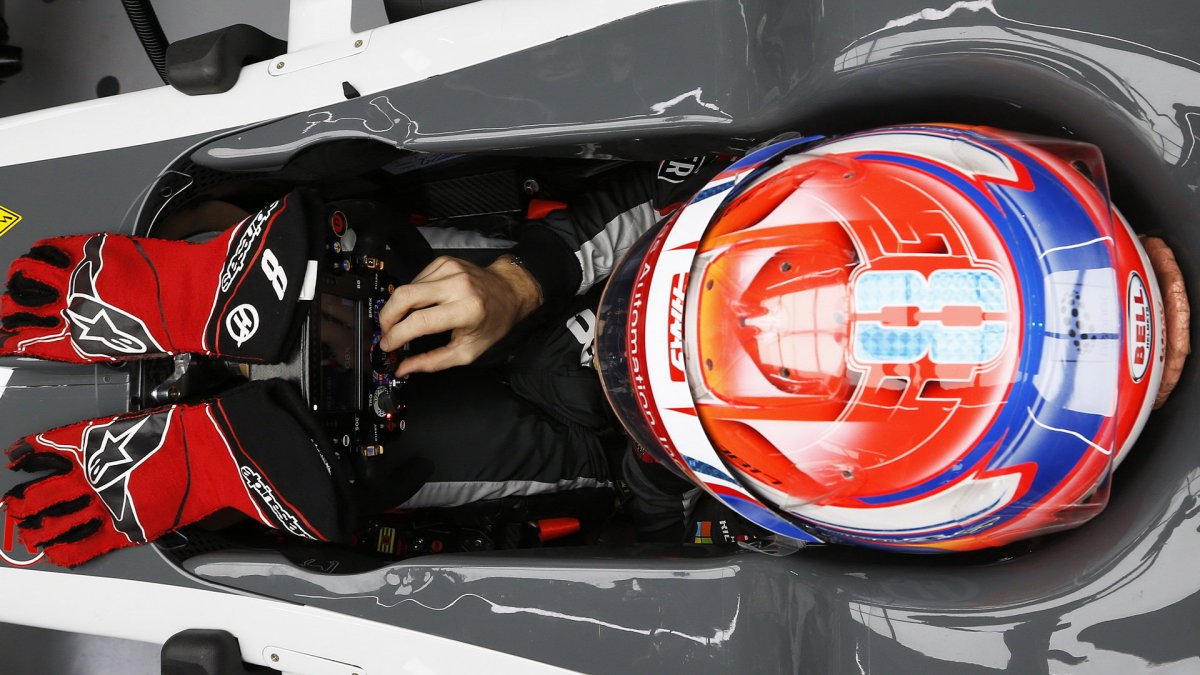 Romain Grosjean v kvalifikaci v Číně