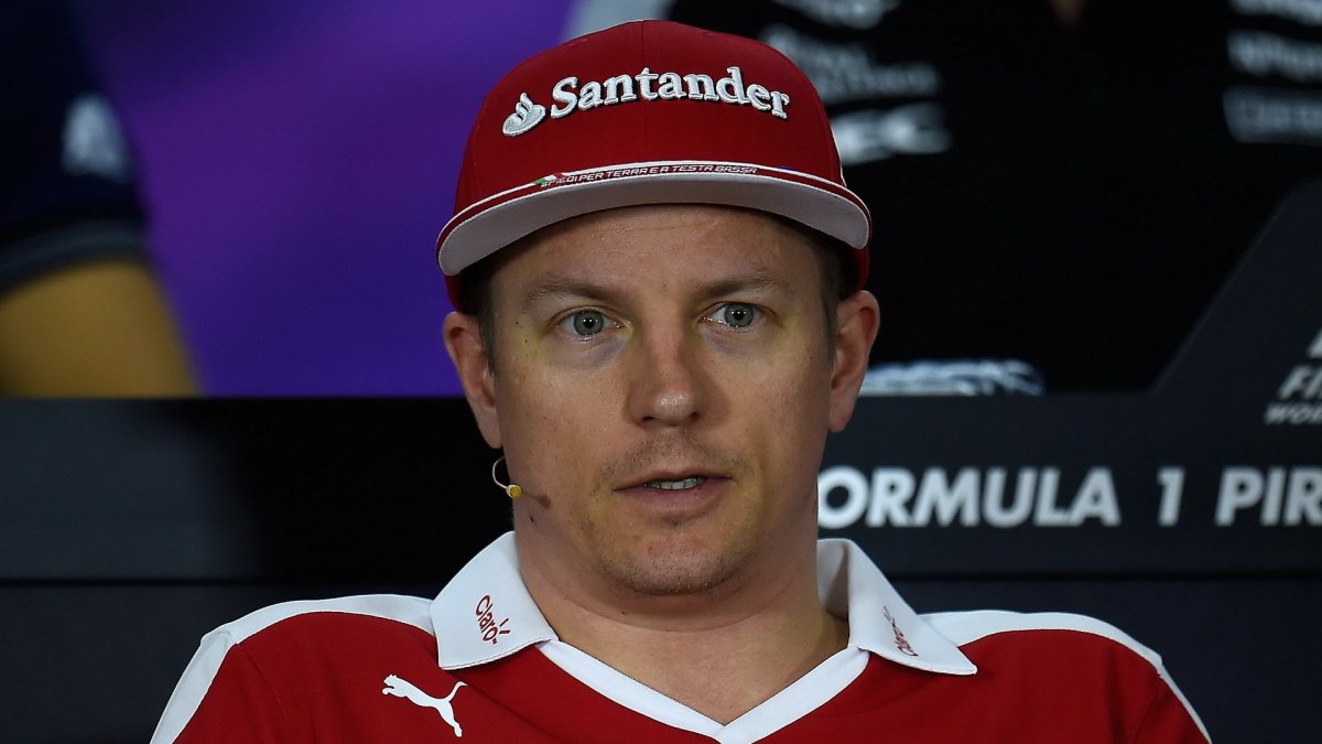 Kimi Räikkönen na tiskovce v Číně