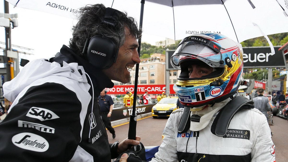 Fernando Alonso po závodě v Monaku