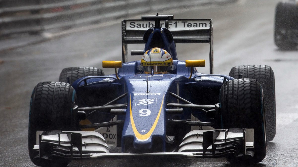 Marcus Ericsson v závodě v Monaku
