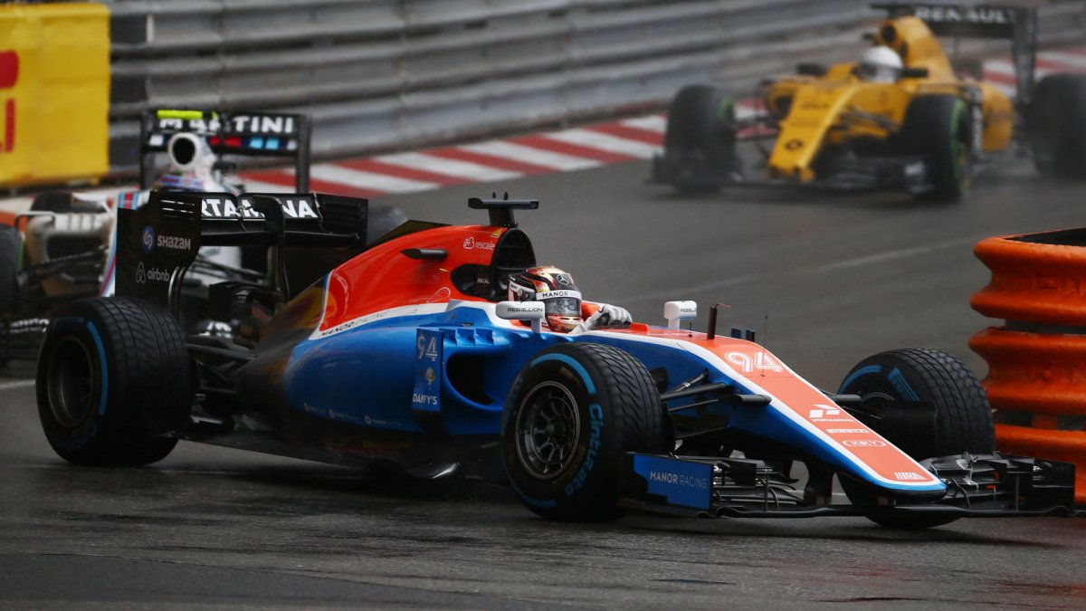 Pascal Wehrlein v závodě v Monaku