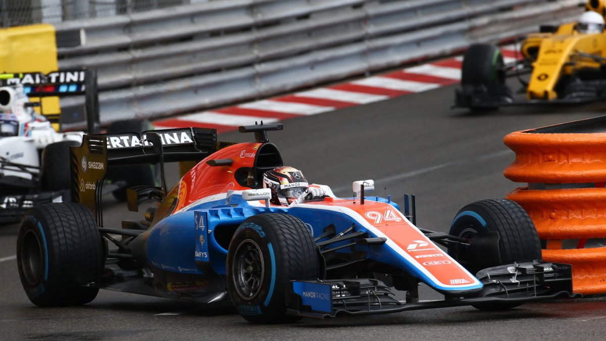 Pascal Wehrlein v závodě v Monaku