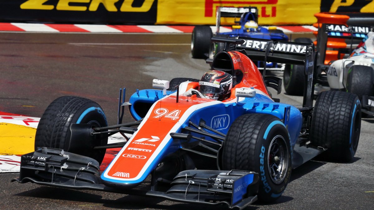 Pascal Wehrlein v závodě v Monaku