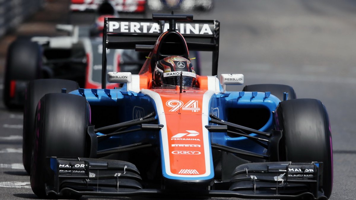 Pascal Wehrlein v závodě v Monaku