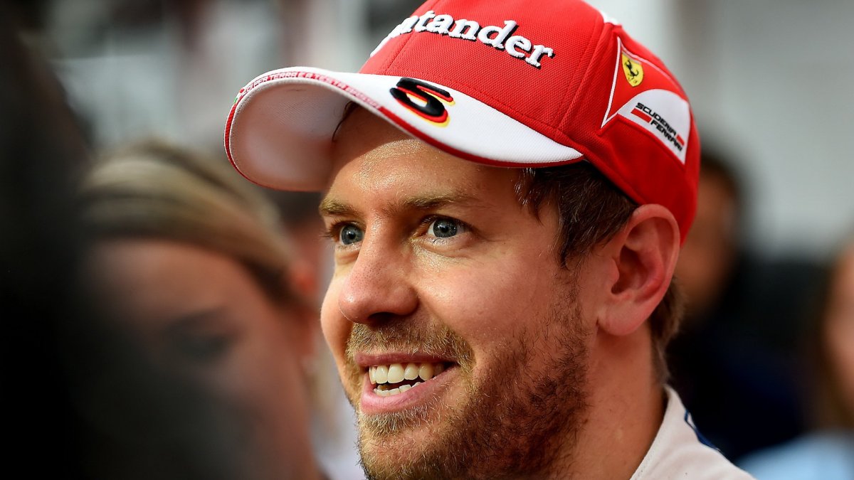Sebastian Vettel v Baku