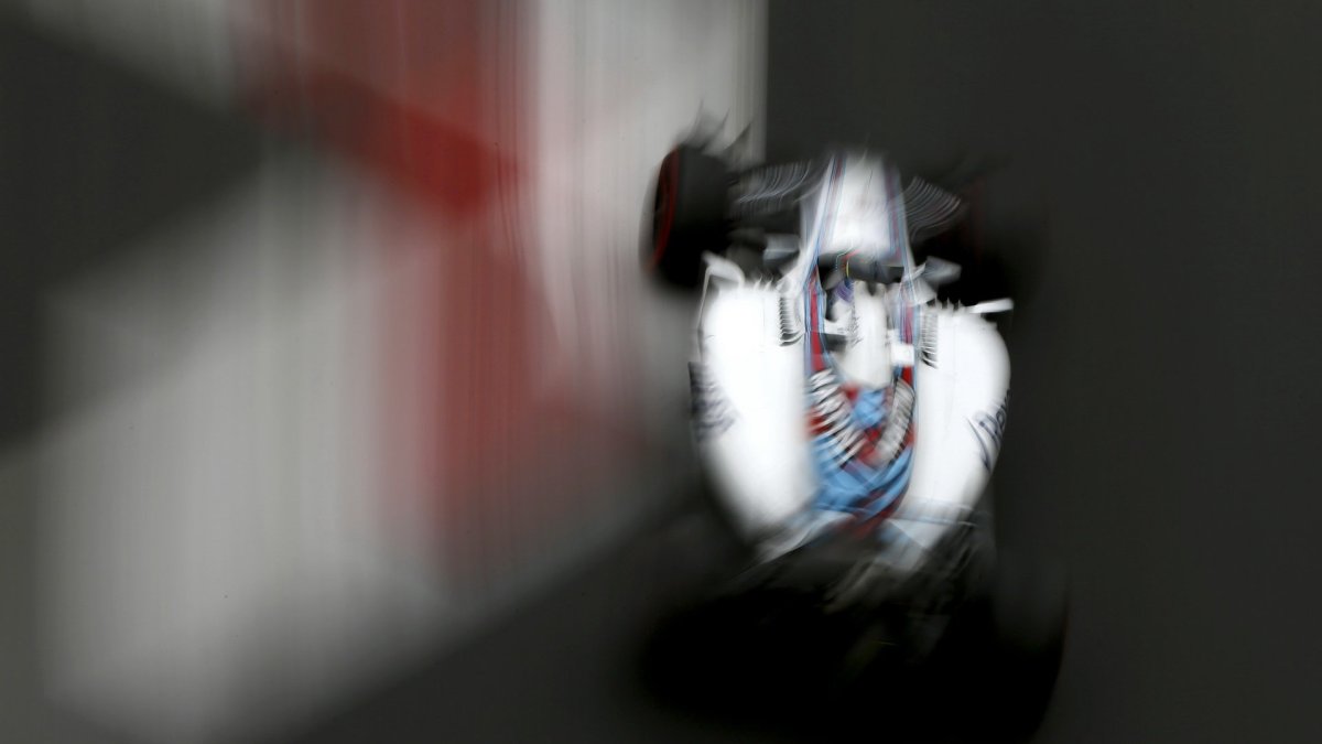 Felipe Massa při tréninku v Baku