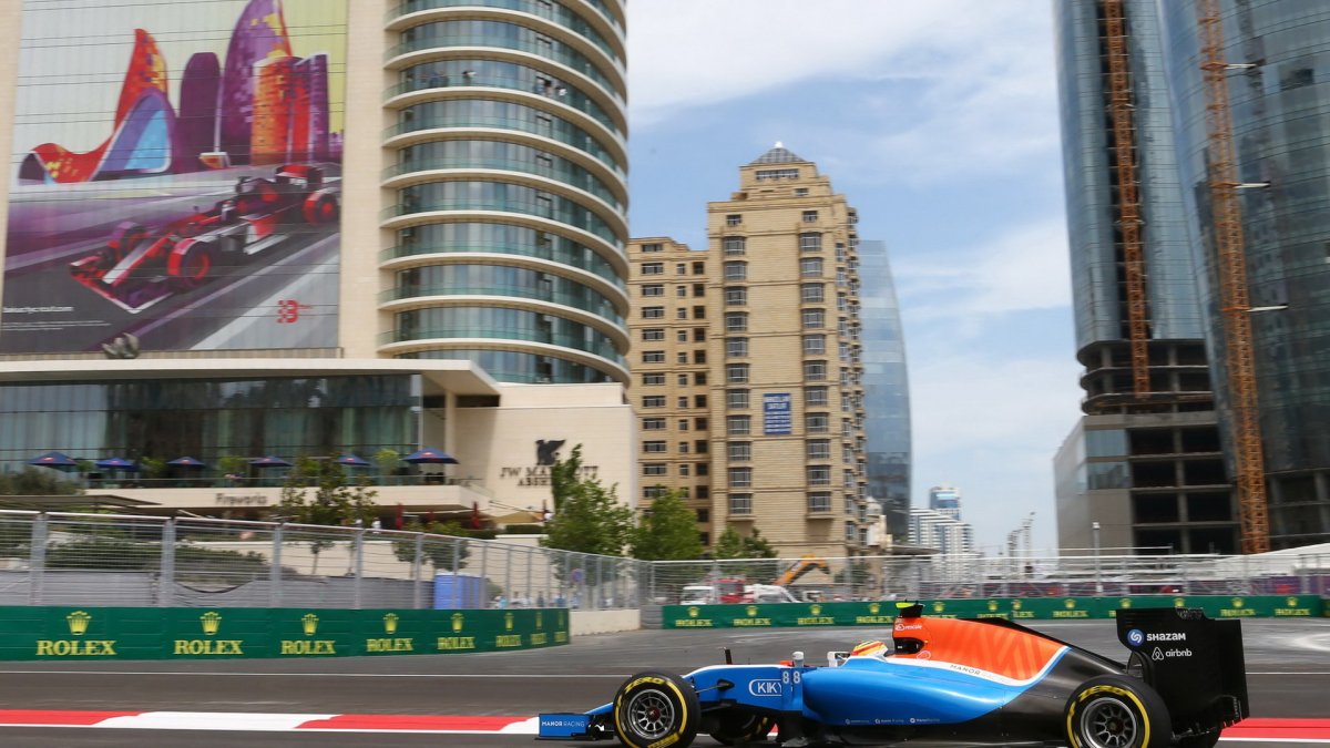 Rio Harjanto při tréninku v Baku