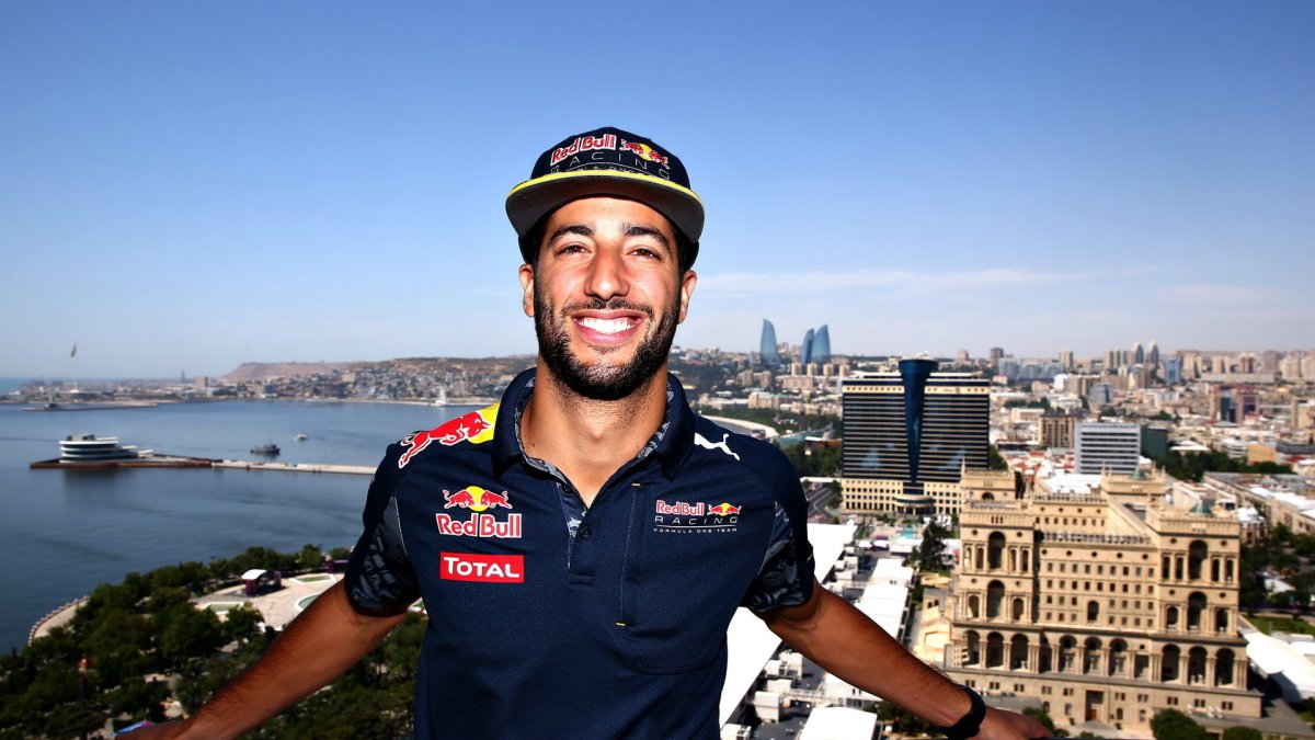 Daniel Ricciardo v Baku