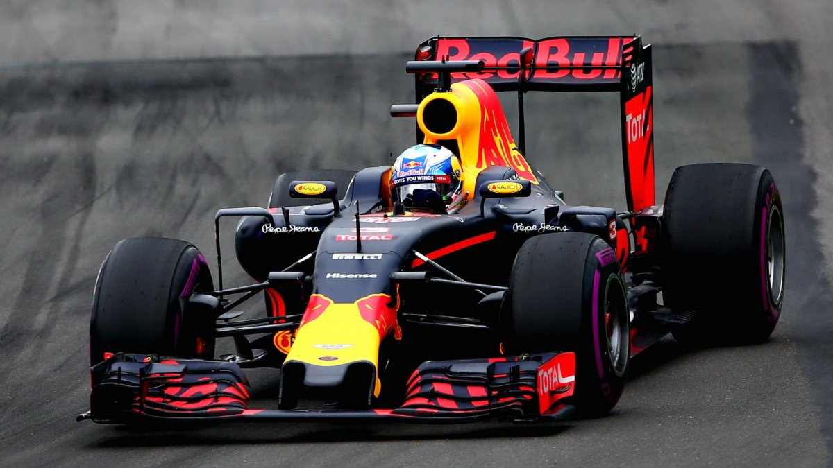 Daniel Ricciardo v závodě v Kanadě