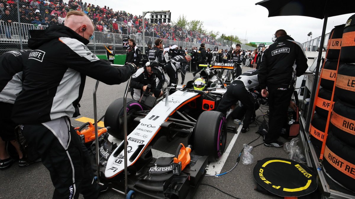 Nico Hülkenberg v závodě v Kanadě