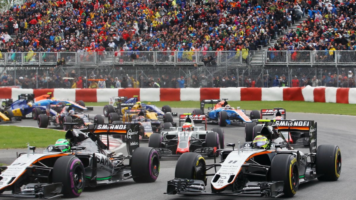 Nico Hülkenberg v závodě v Kanadě
