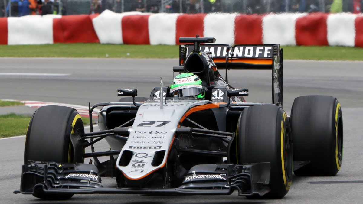 Nico Hülkenberg v závodě v Kanadě