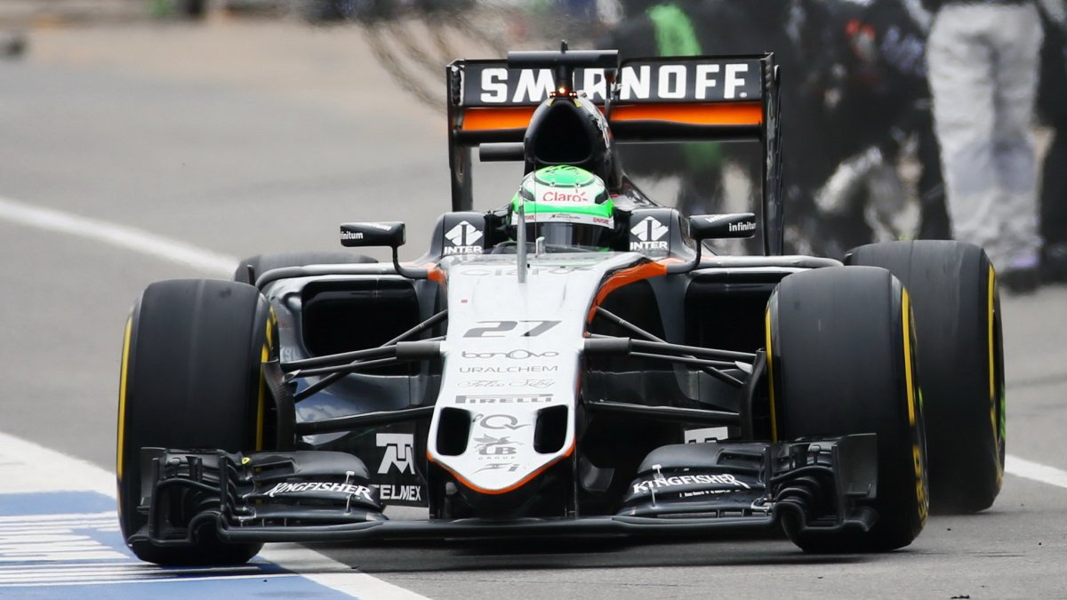 Nico Hülkenberg v závodě v Kanadě