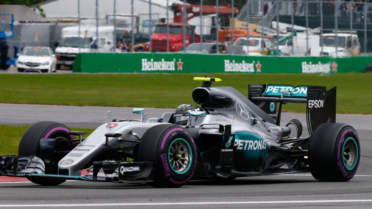 Nico Rosberg v závodě v Kanadě