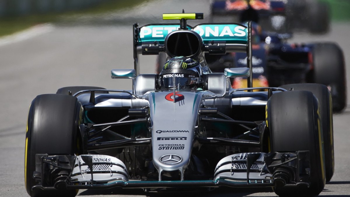 Nico Rosberg v závodě v Kanadě
