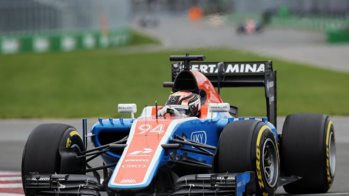 Pascal Wehrlein v závodě v Kanadě