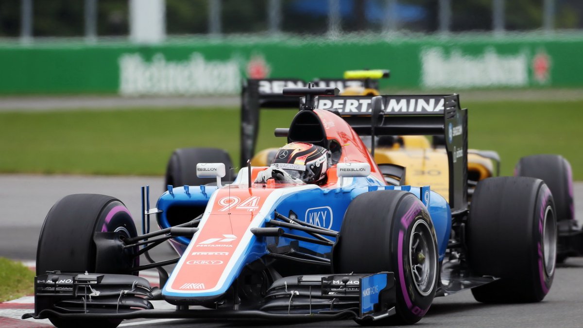Pascal Wehrlein v závodě v Kanadě
