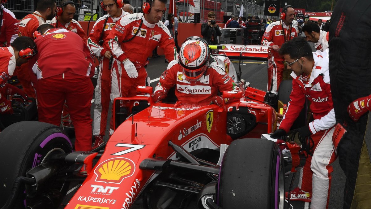 Kimi Räikkönen před závodem na Red Bull Ringu