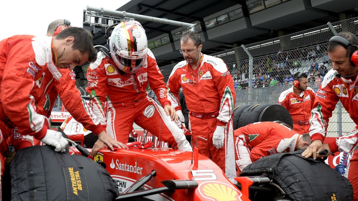 Sebastian Vettel před závodem na Red Bull Ringu