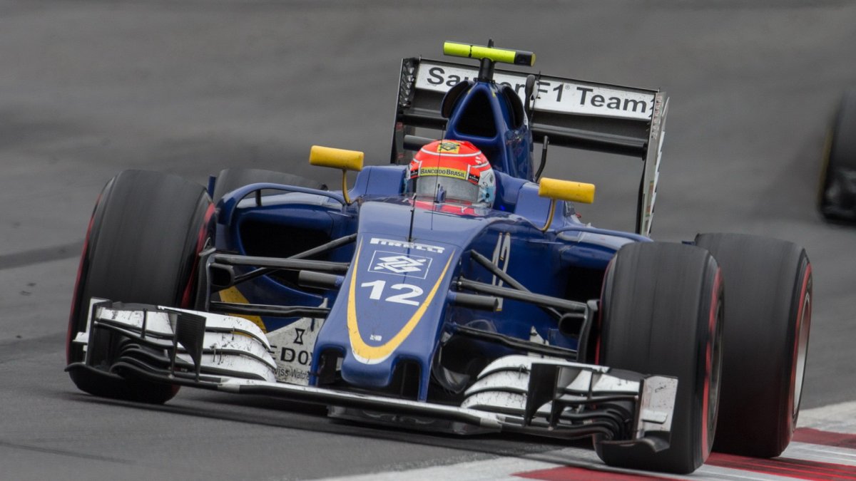 Felipe Nasr v závodě na Red Bull Ringu