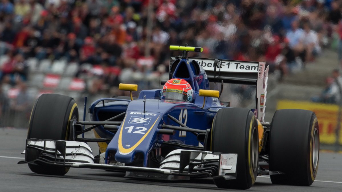 Felipe Nasr v závodě na Red Bull Ringu