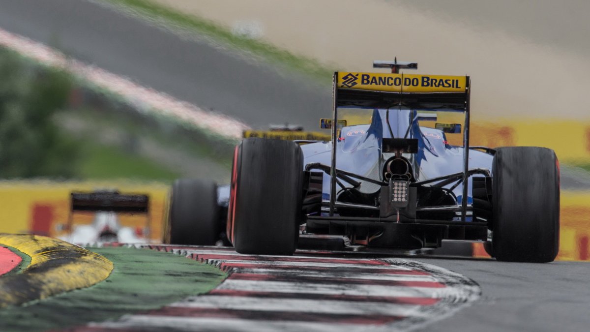 Marcus Ericsson v závodě na Red Bull Ringu