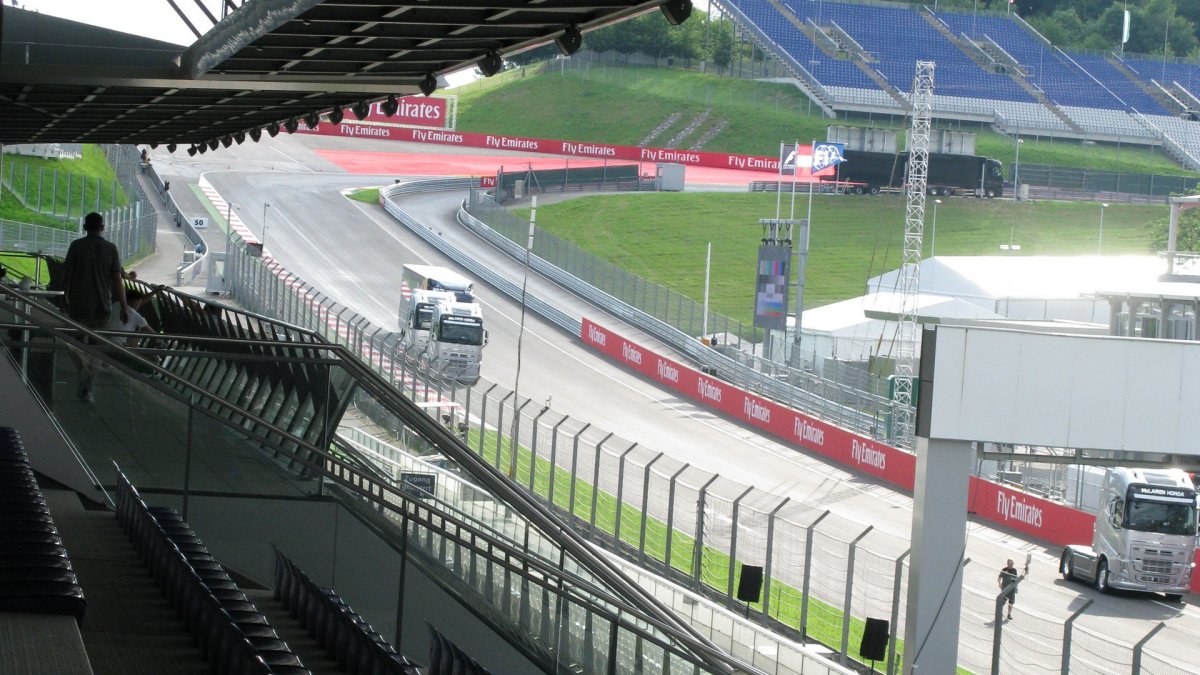 Středeční přípravy na okruhu Red Bull Ring v Rakousku