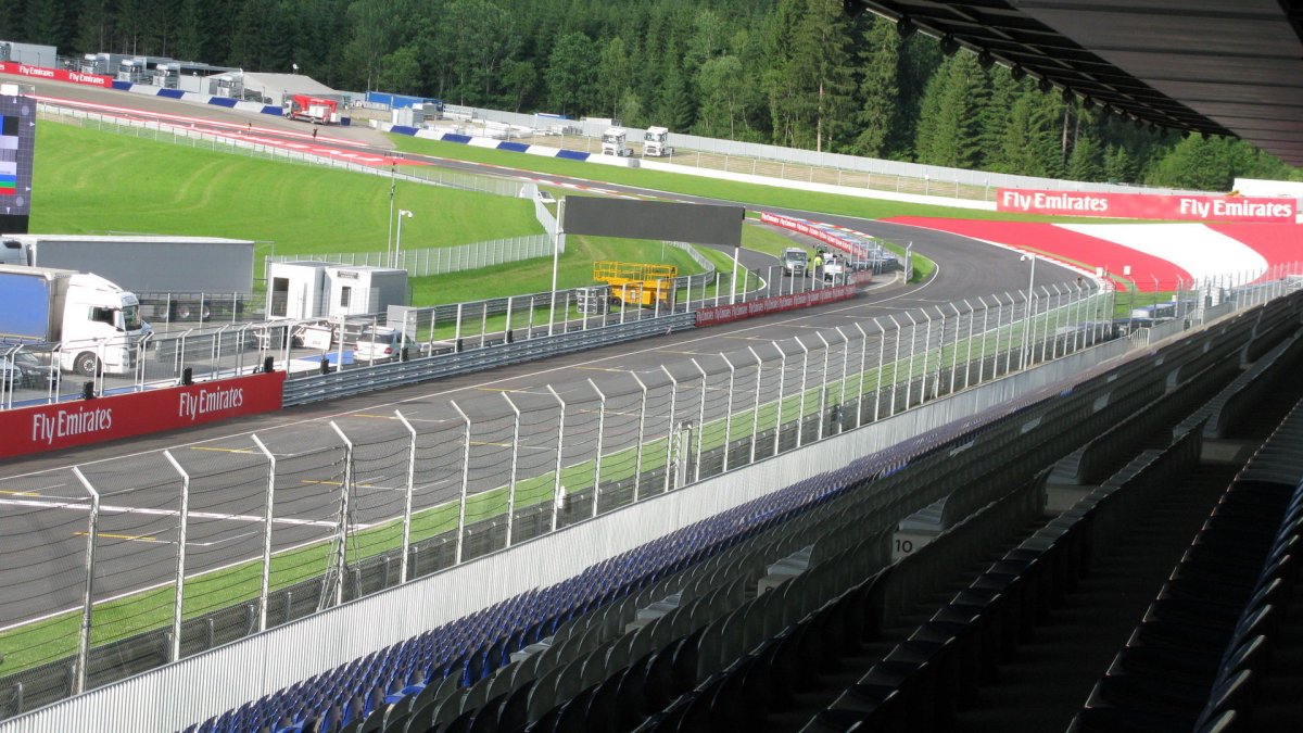 Středeční přípravy na okruhu Red Bull Ring v Rakousku