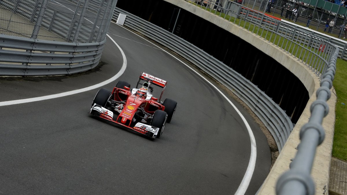 Kimi Räikkönen při posledních sezónních testech v Silverstone, druhý den