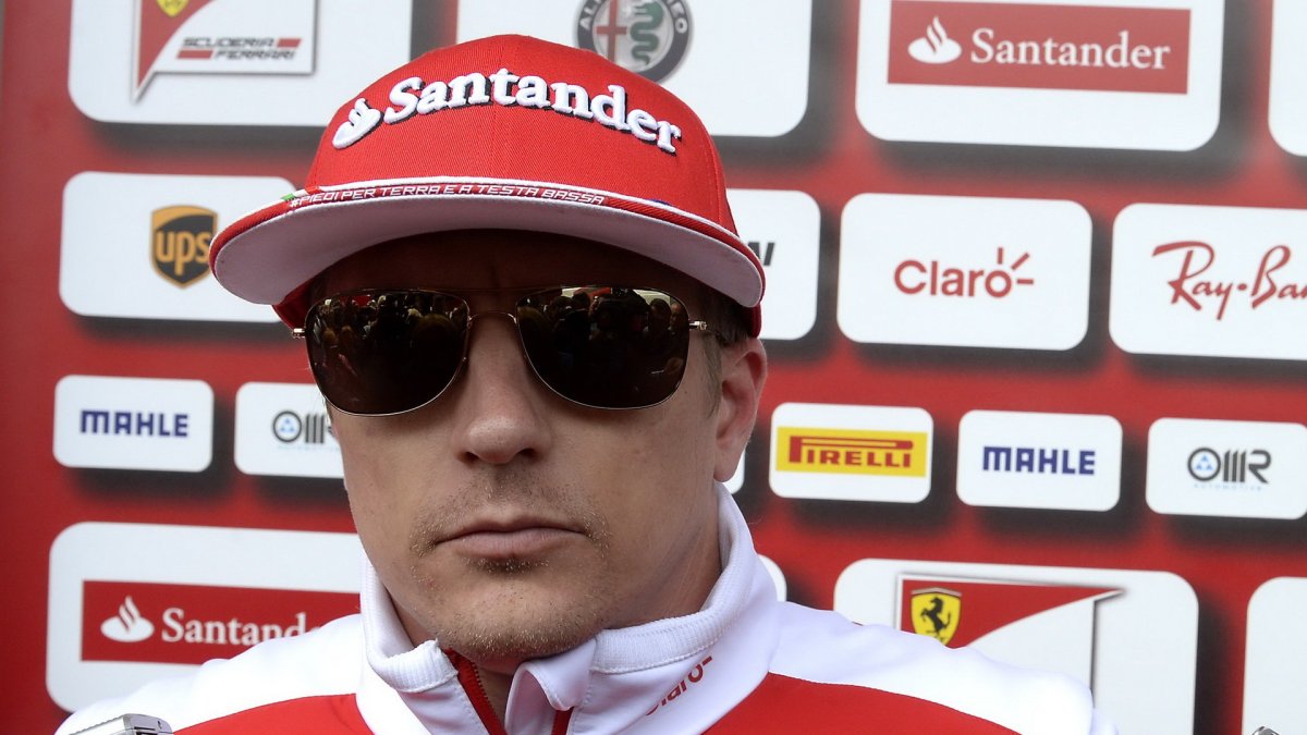 Kimi Räikkönen při posledních sezónních testech v Silverstone, druhý den