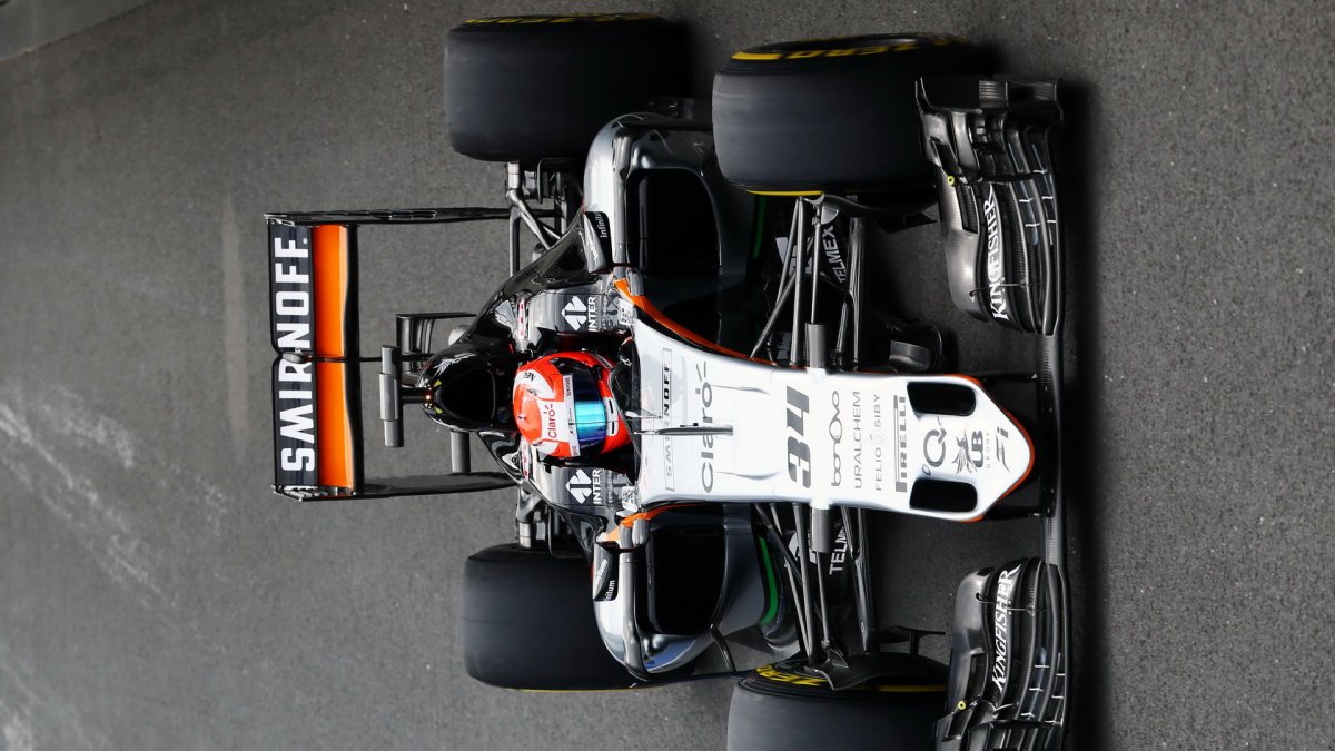 Nikita Mazepin při posledních sezónních testech v Silverstone, druhý den