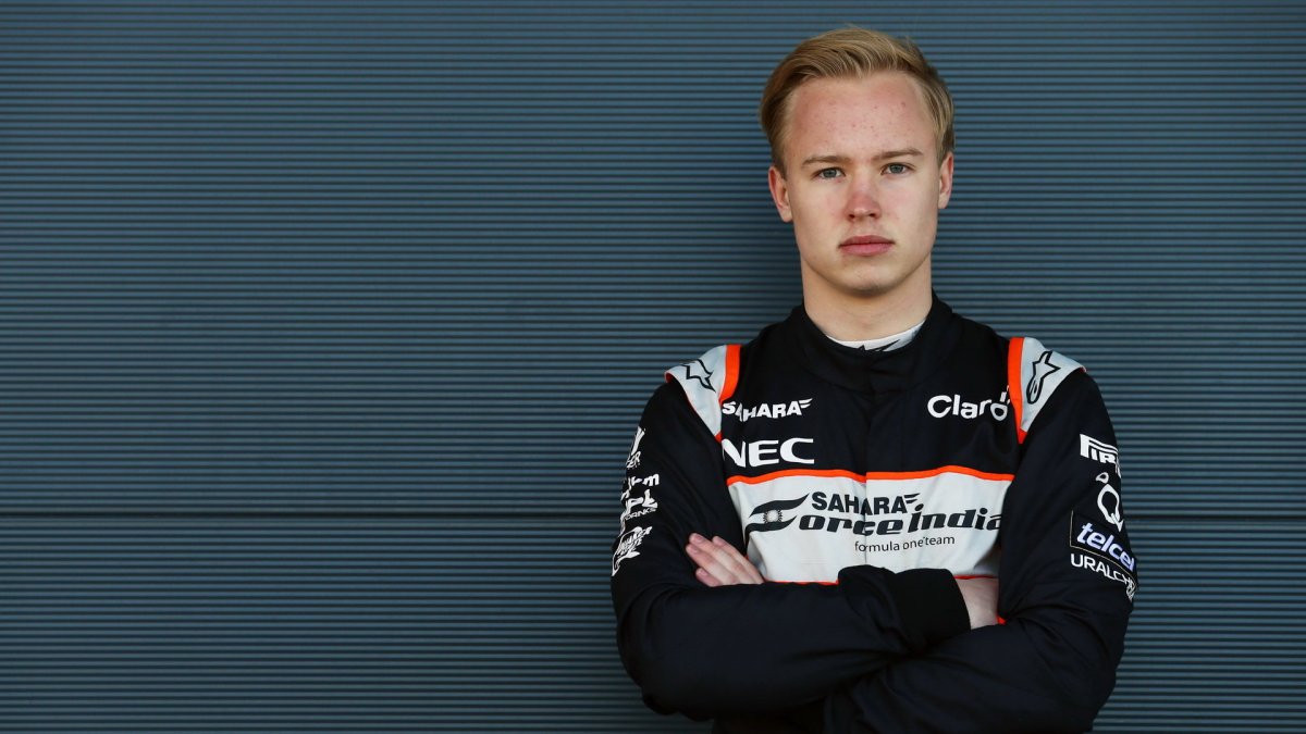 Nikita Mazepin při posledních sezónních testech v Silverstone, druhý den