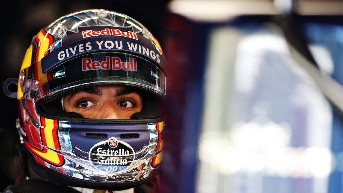 Carslo Sainz v Belgii